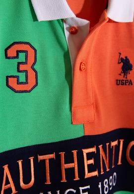 Çocuk Somon Bisiklet Yaka Tişört - 50199929061