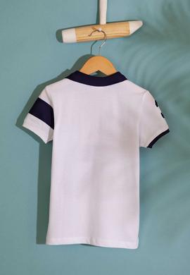 Erkek Çocuk Beyaz Polo Yaka Tişört - 50199931068