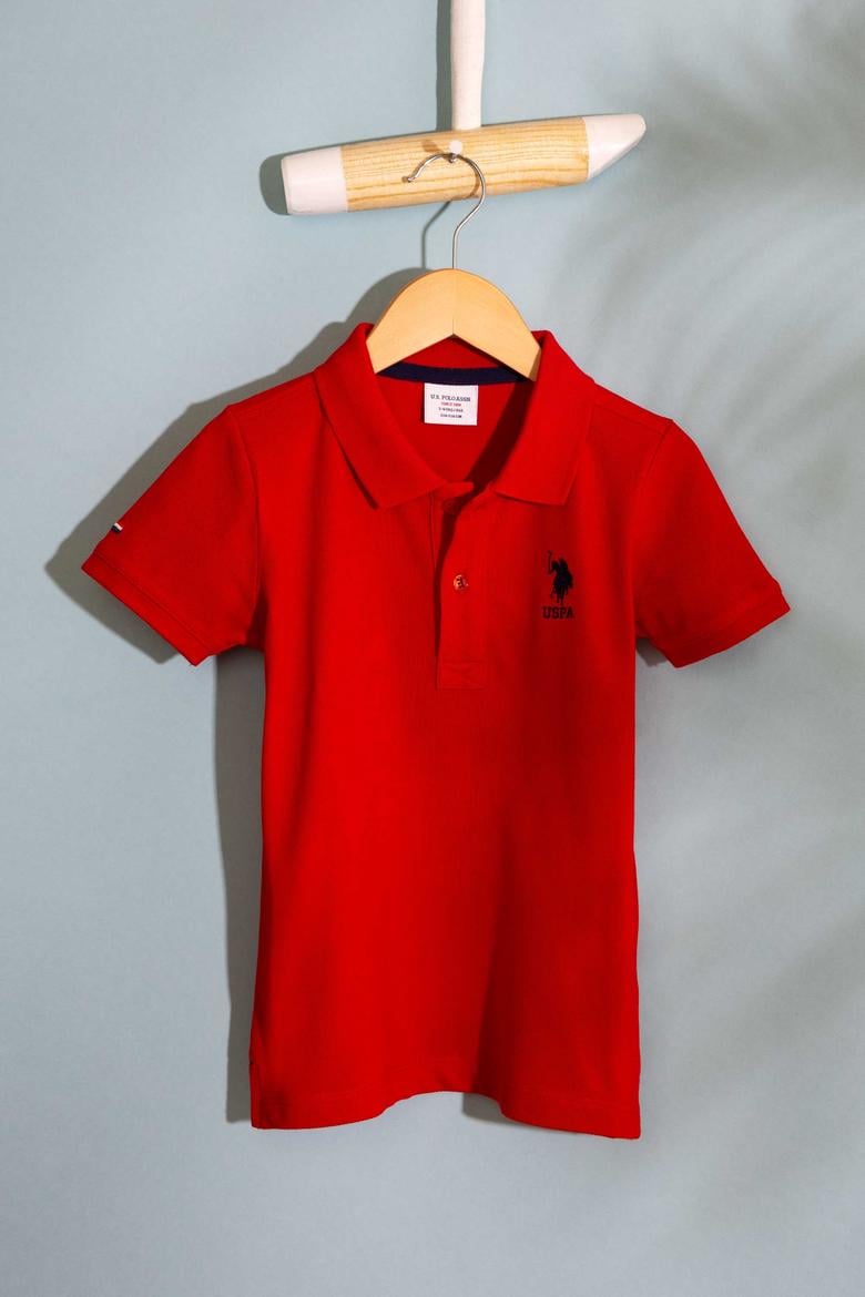 Erkek Çocuk Kırmızı Polo Yaka Tişört