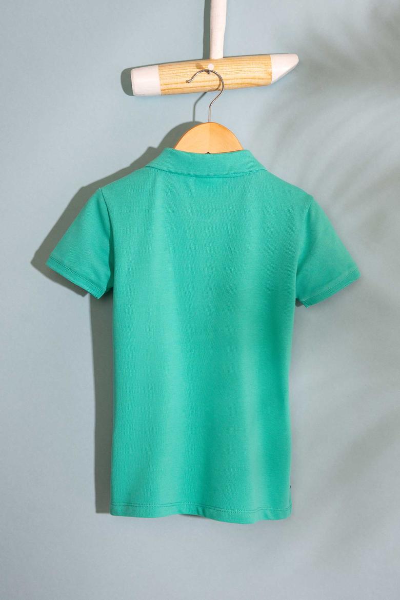 Erkek Çocuk Yeşil Polo Yaka Tişört - 50199933081