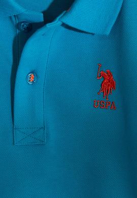 Erkek Çocuk Mavi Polo Yaka Tişört - 50199933089