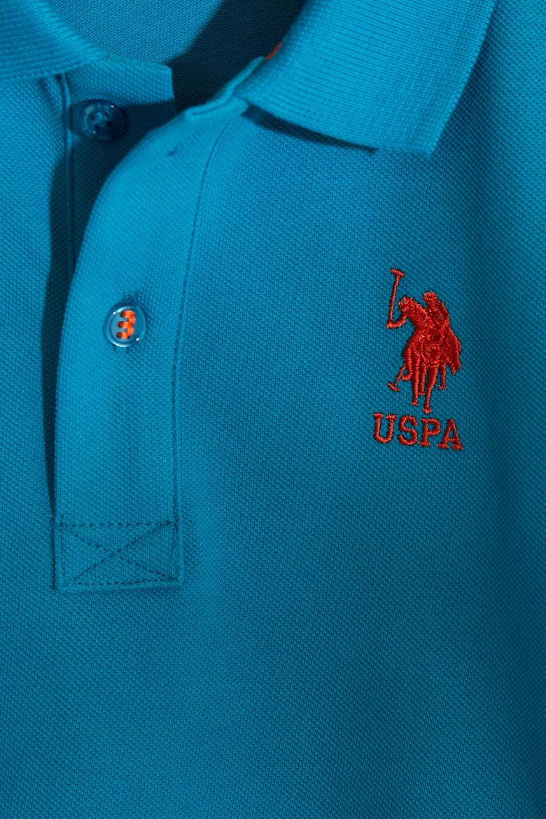 Erkek Çocuk Mavi Polo Yaka Tişört - 50199933089