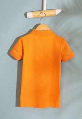 Erkek Çocuk Turuncu Polo Yaka Tişört - 50199933221