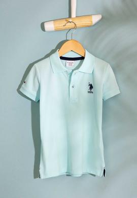 Erkek Çocuk Yeşil Polo Yaka Tişört - 50199933233