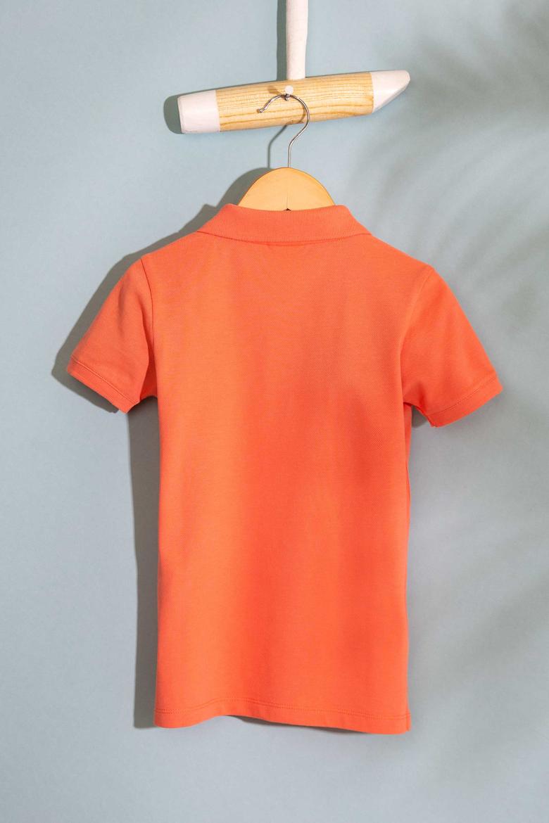 Erkek Çocuk Somon Polo Yaka Tişört - 50199933255
