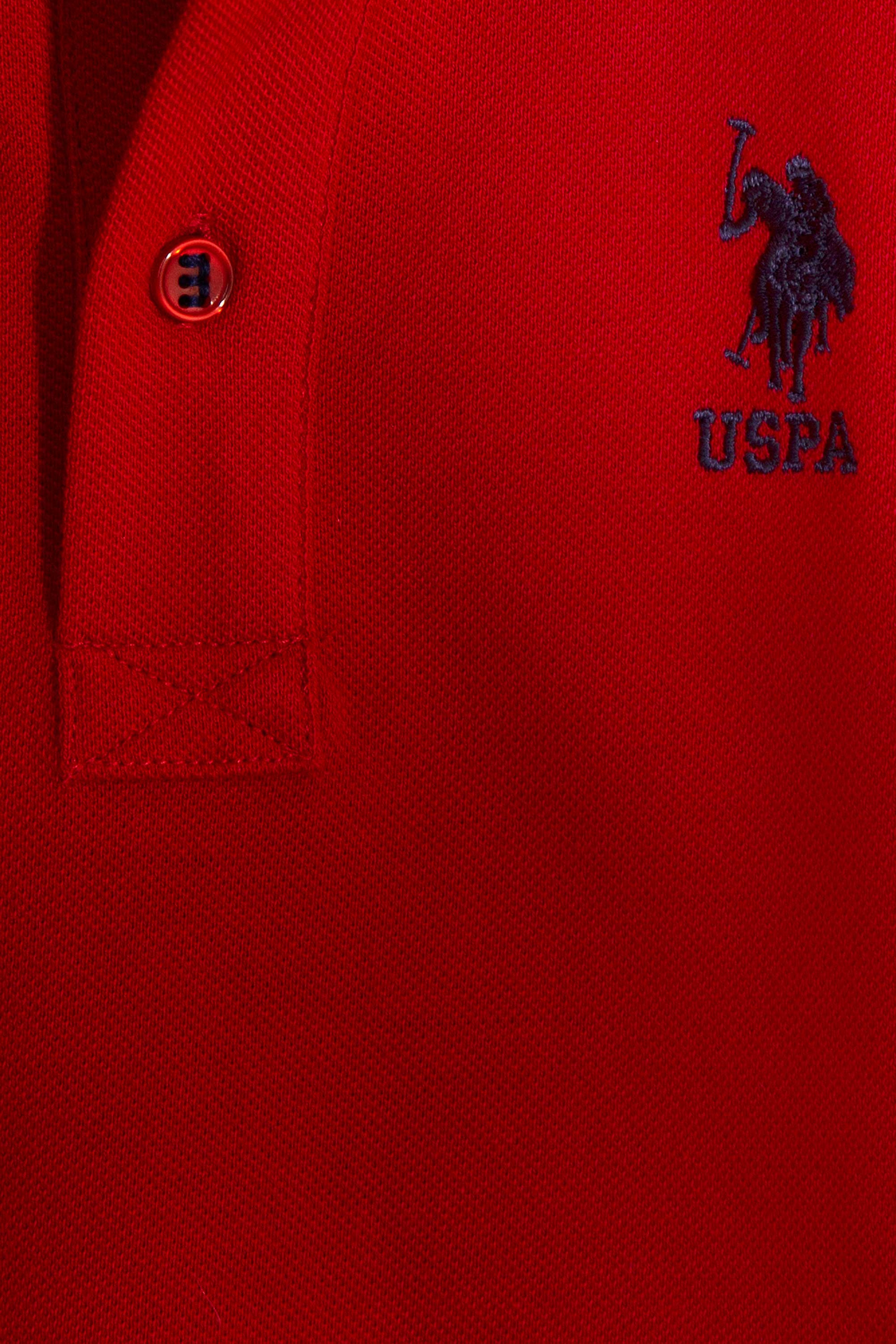 Erkek Çocuk Kırmızı Polo Yaka Tişört
