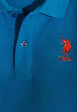 Erkek Çocuk Mavi Polo Yaka Tişört - 50199933277