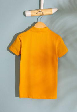 Erkek Çocuk Sarı Polo Yaka Tişört - 50199933287