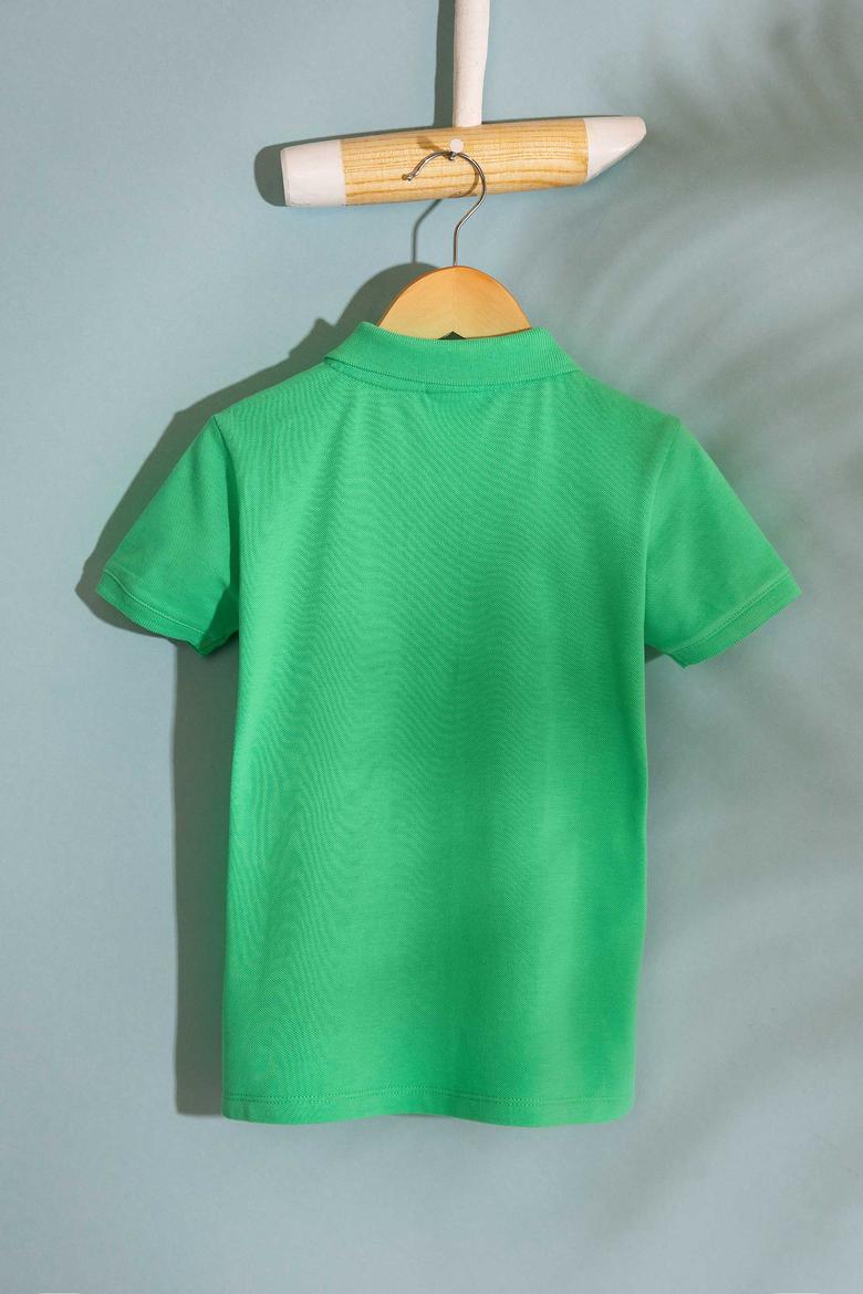 Erkek Çocuk Yeşil Polo Yaka Tişört - 50199933298