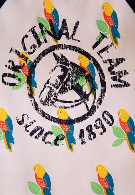 Çocuk Beyaz Bisiklet Yaka Tişört - 50199934046