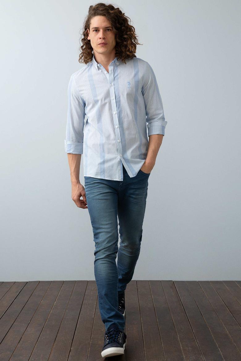 Erkek Mavi Gömlek - 50200407001