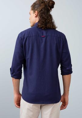 Erkek Mavi Uzun Kollu Gömlek - 50200410024