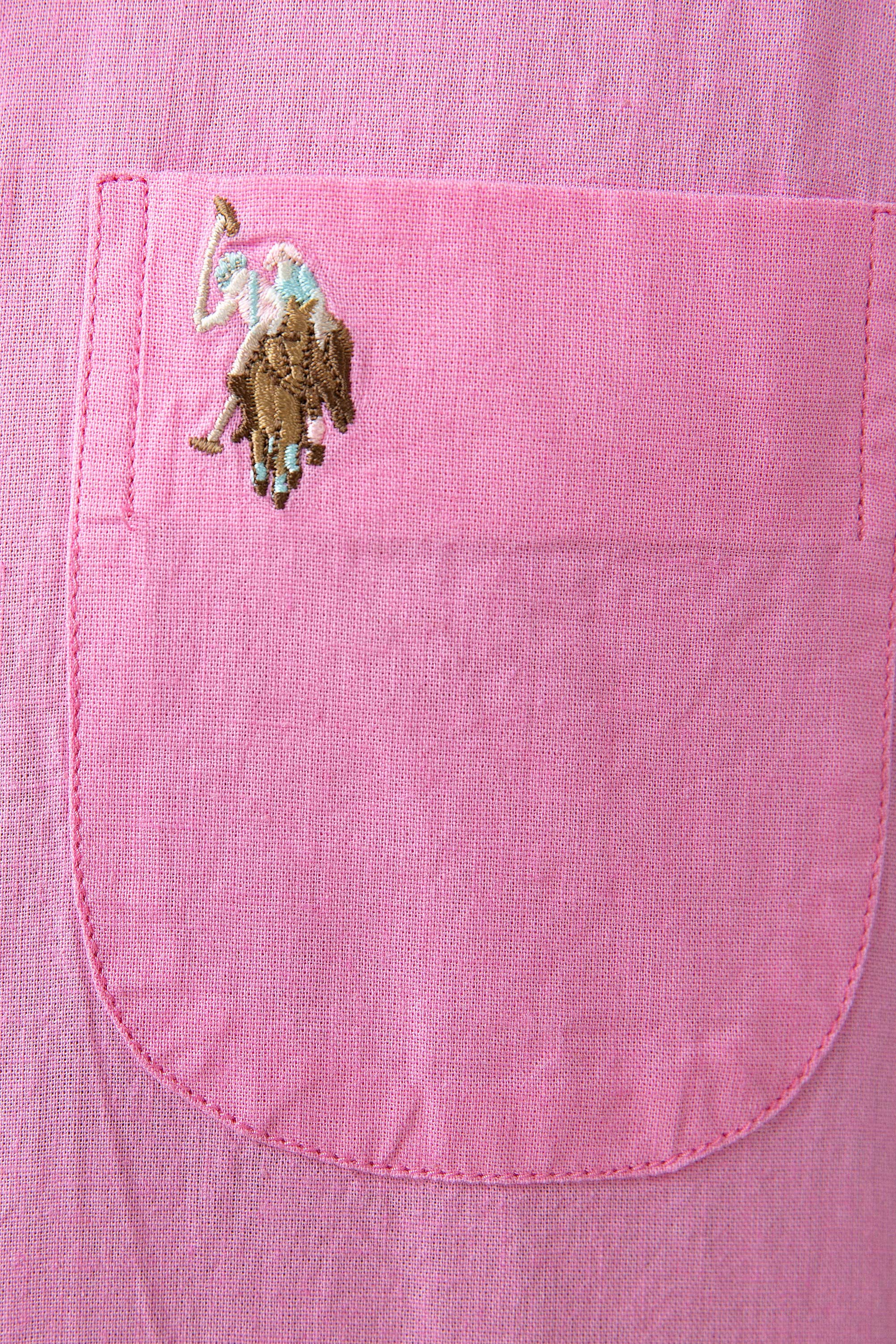 Erkek Pembe Gömlek Kısakol - Image 4
