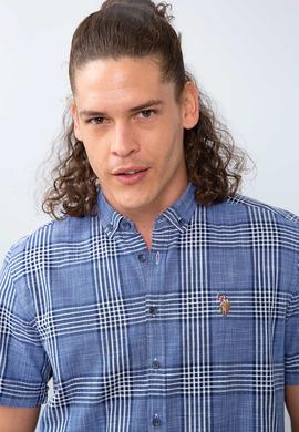 Erkek Lacivert Gömlek Kısakol - 50200428025