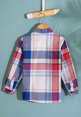 Erkek Çocuk Kırmızı Gömlek Uzunkol - 50200700003