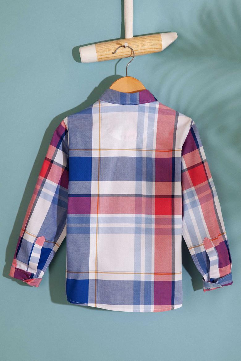 Erkek Çocuk Kırmızı Gömlek Uzunkol - 50200700003