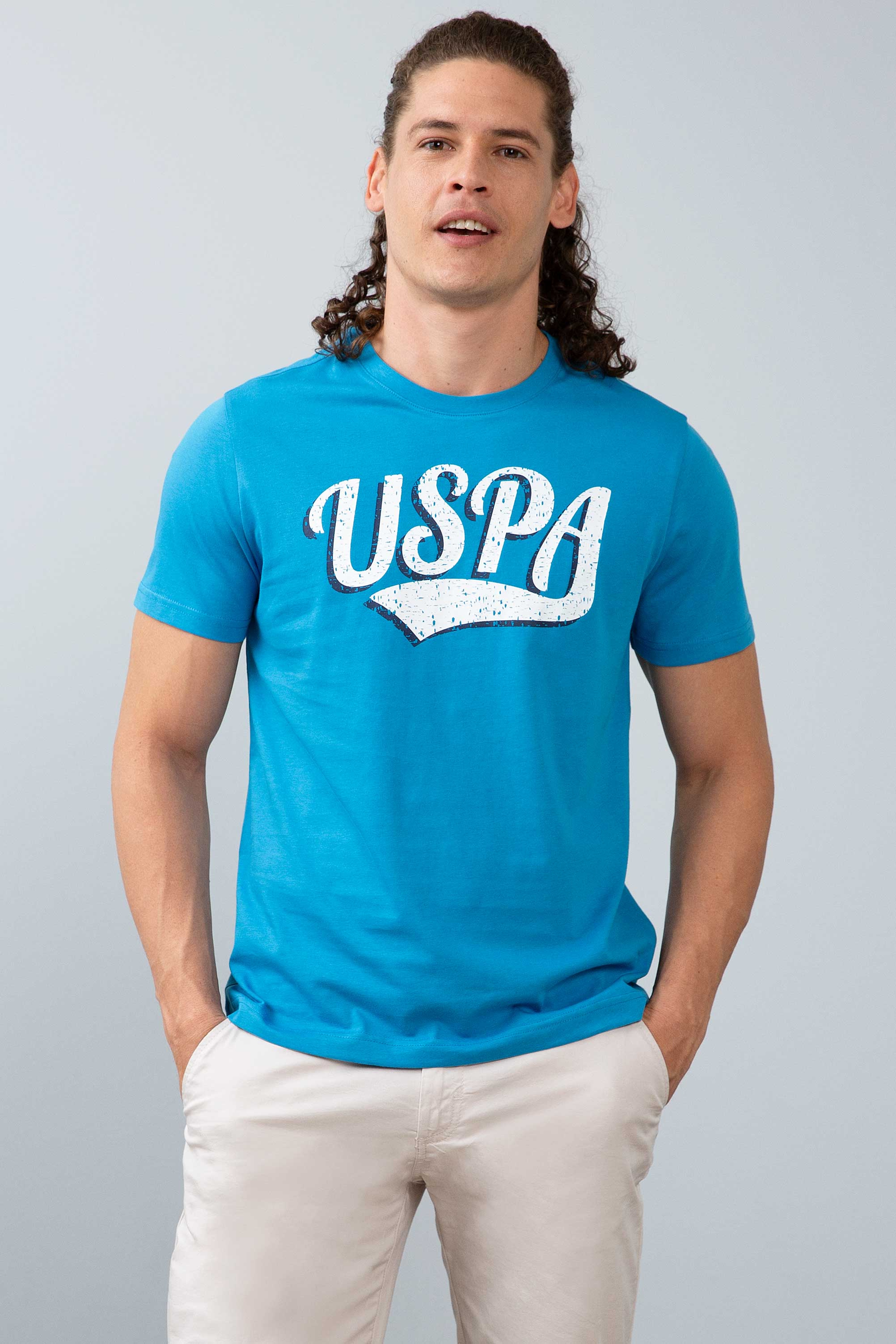 Erkek İndigo T-Shirt - Image 1