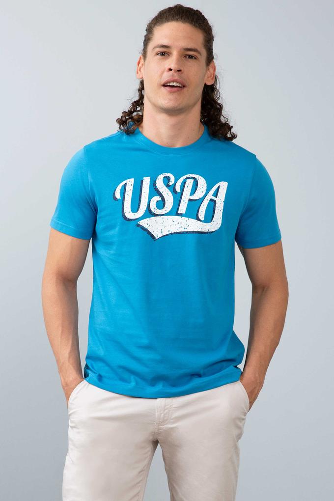 Erkek İndigo T-Shirt