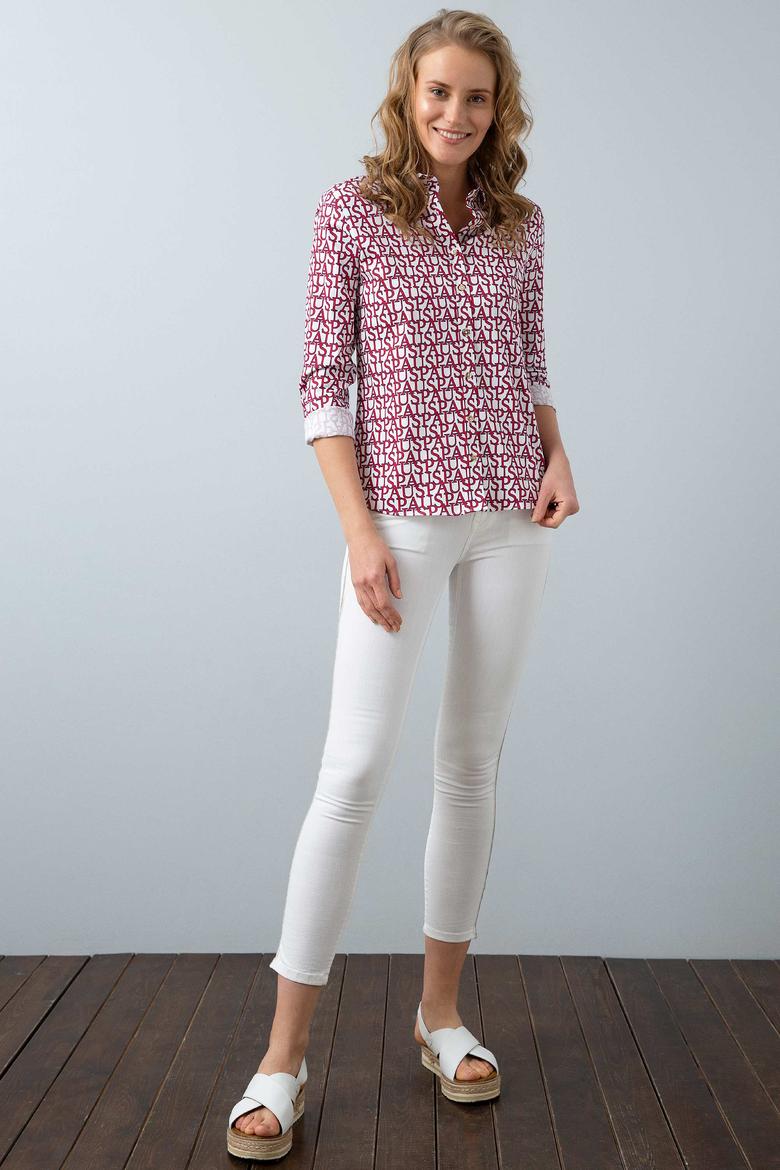 Kadın Beyaz Gömlek Uzunkol - 50201076004