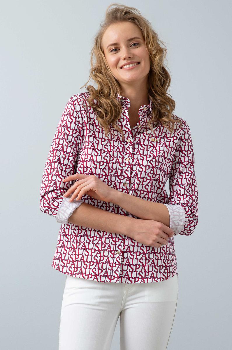 Kadın Beyaz Gömlek Uzunkol