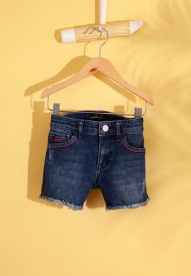 Kız Çocuk Mavi Denim Bermuda - 50201243006