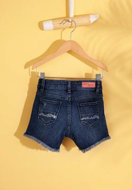 Kız Çocuk Mavi Denim Bermuda - 50201243006