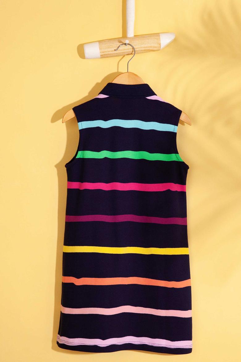 Kız Çocuk Lacivert Örme Elbise - 50201969006