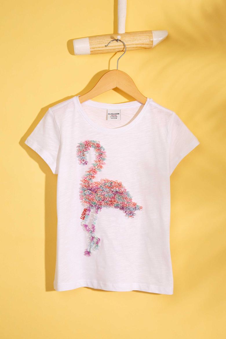 Kız Çocuk Beyaz Tişört