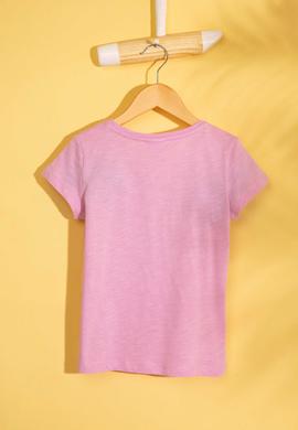 Kız Çocuk Pembe Tişört - 50202005012