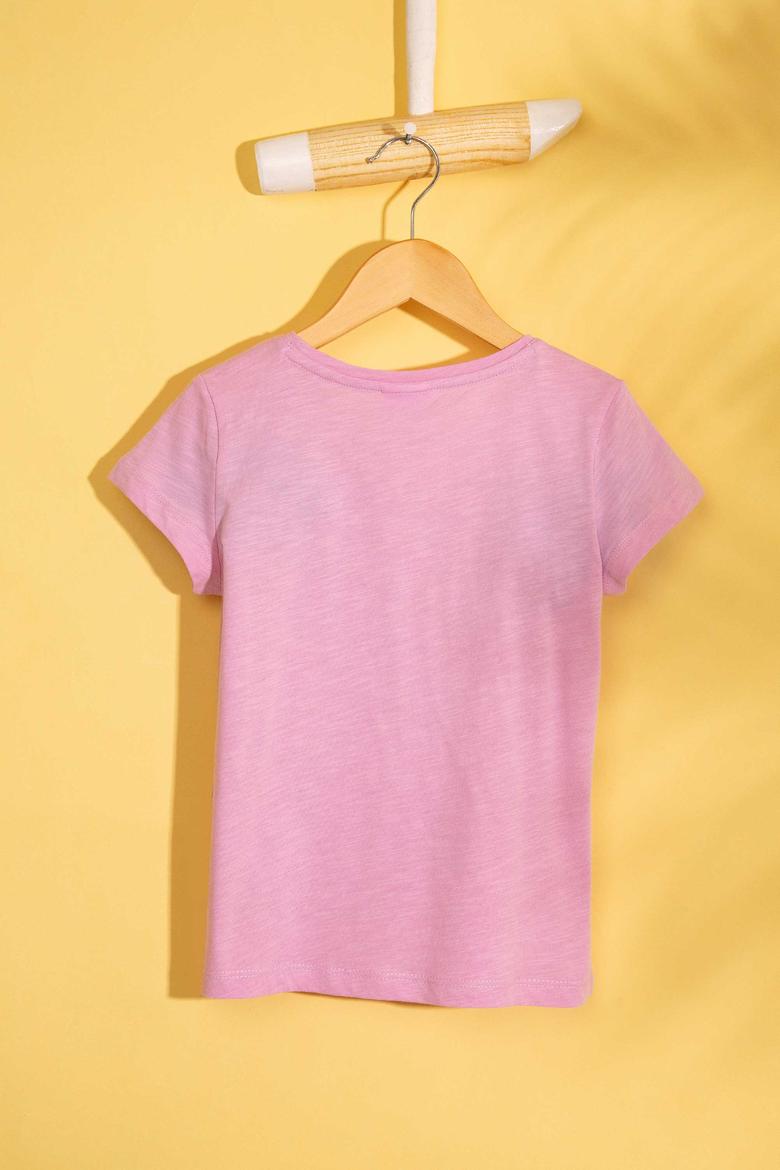 Kız Çocuk Pembe Tişört - 50202005012
