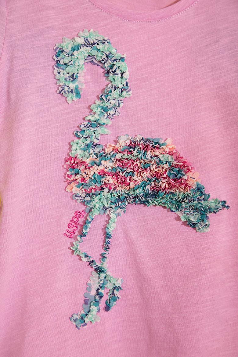 Kız Çocuk Pembe Tişört - 50202005012