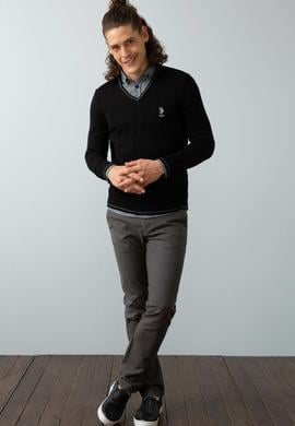 Erkek Siyah Triko Kazak - 50202511062