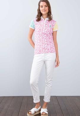 Kadın Pembe Polo Yaka T-Shirt - 50202544001