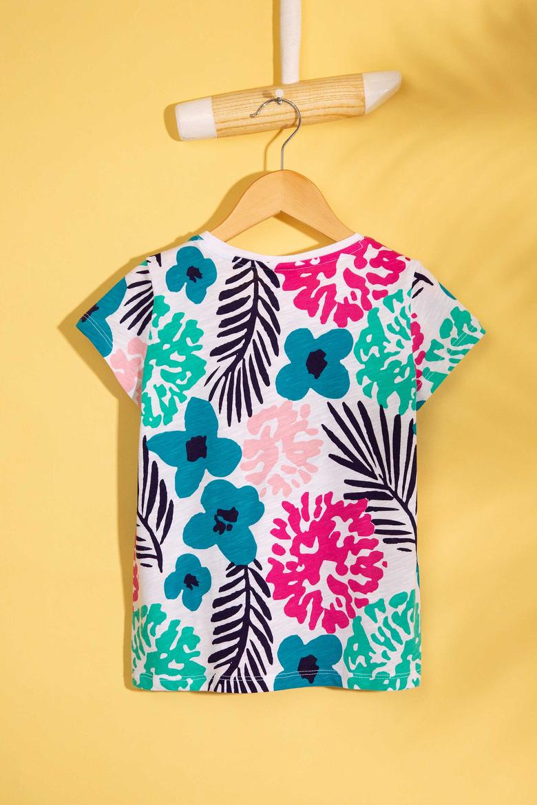 Kız Çocuk Yeşil Tişört - 50202602020