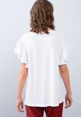 Kadın Beyaz Tişört - 50202620008