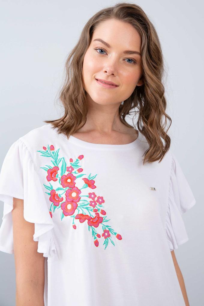 Kadın Beyaz Tişört