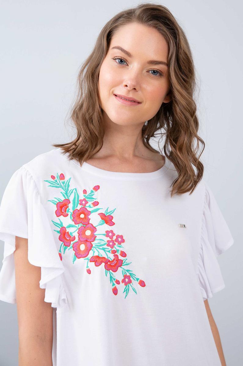 Kadın Beyaz Tişört