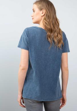 Kadın Lacivert Tişört - 50202760006