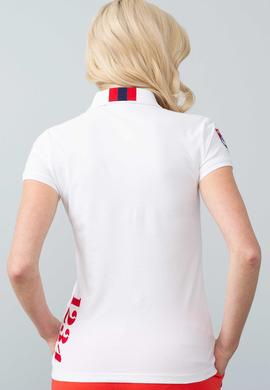 Kadın Beyaz Polo Yaka T-Shirt - 50202772001