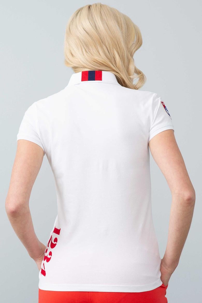 Kadın Beyaz Polo Yaka T-Shirt - 50202772001
