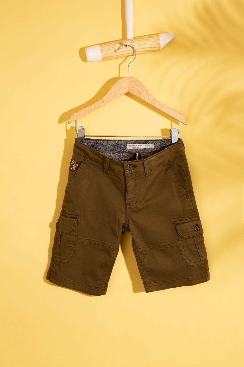 Erkek Çocuk Haki Şort