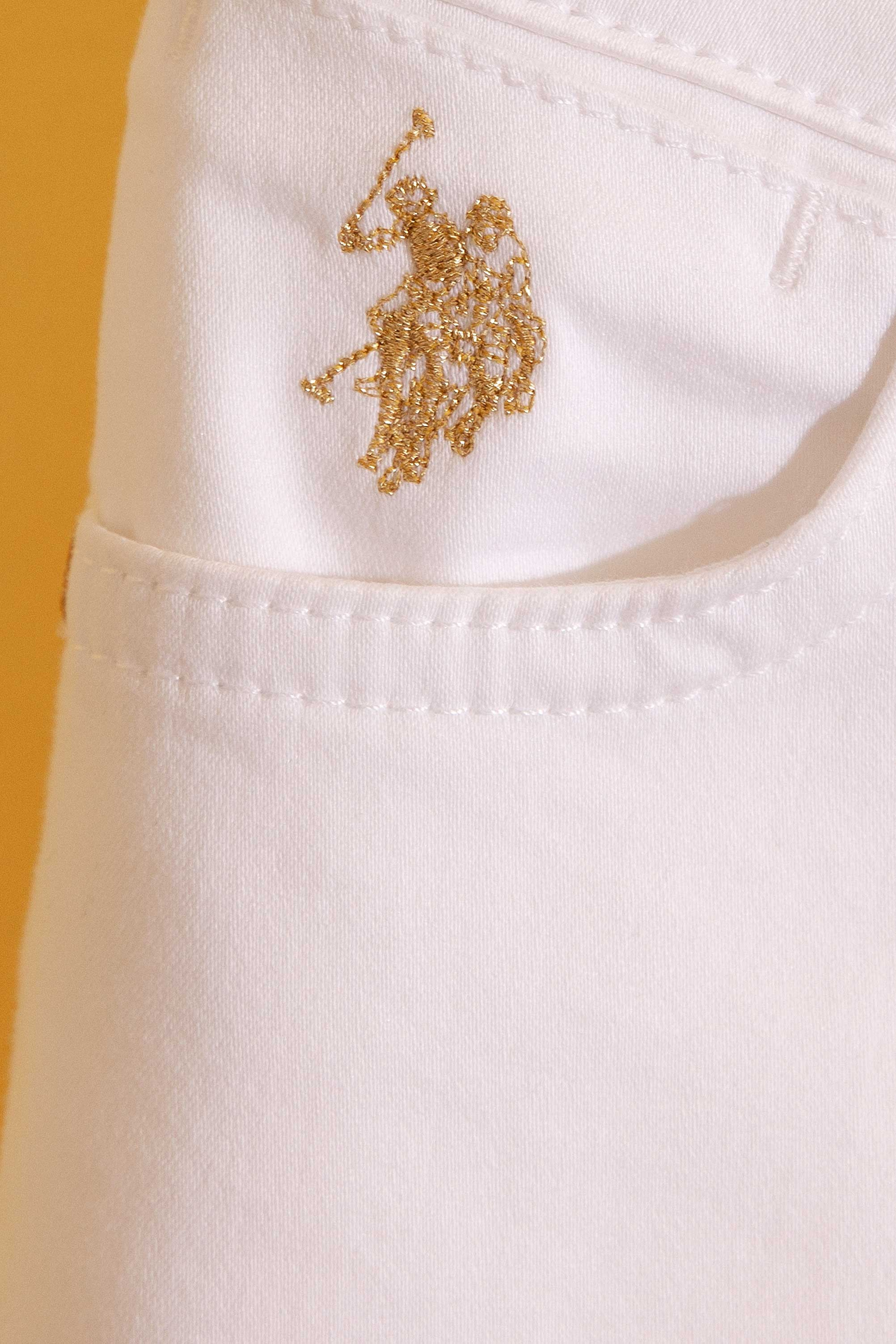 Kız Çocuk Beyaz Pantolon - Image 3