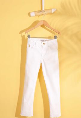 Kız Çocuk Beyaz Pantolon - 50203093003