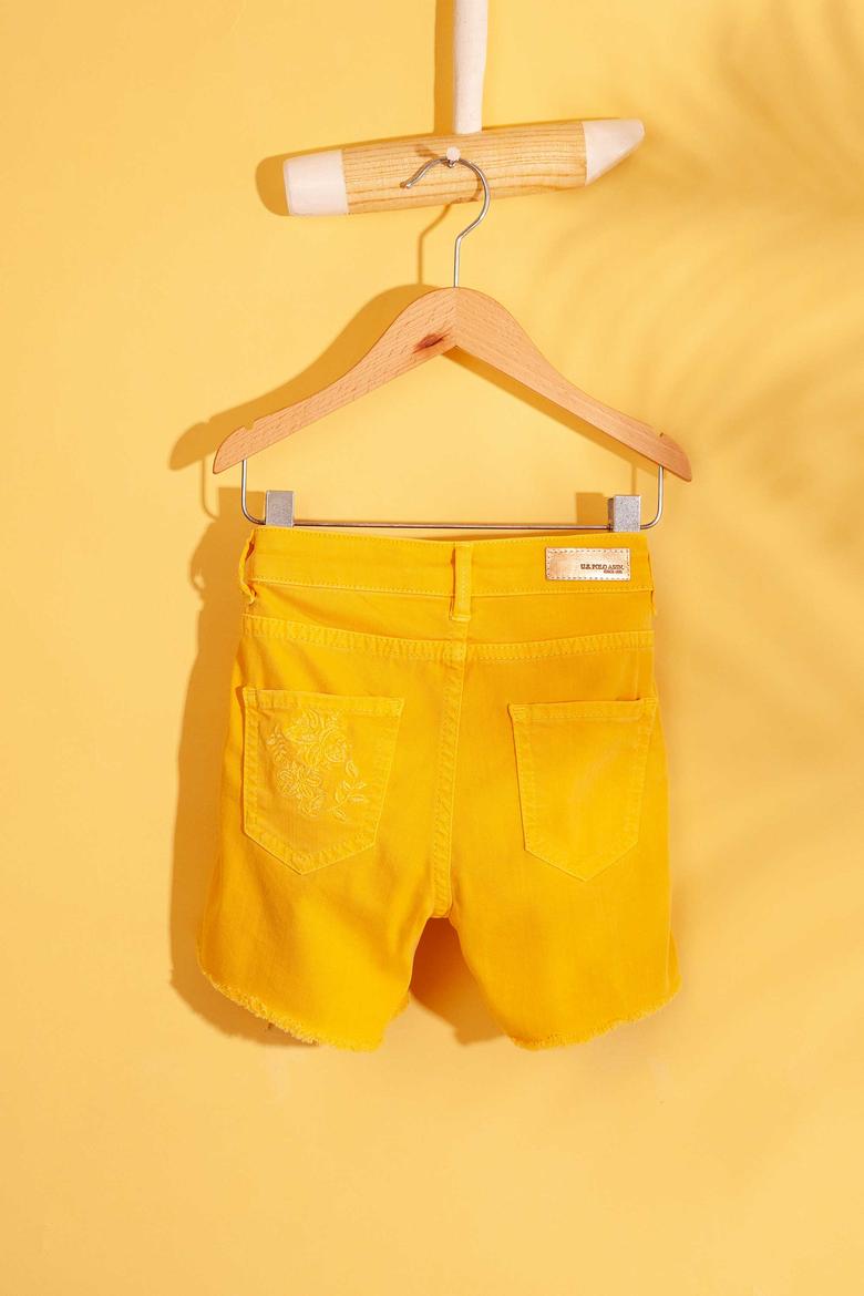 Kız Çocuk Sarı Şort - 50203109031