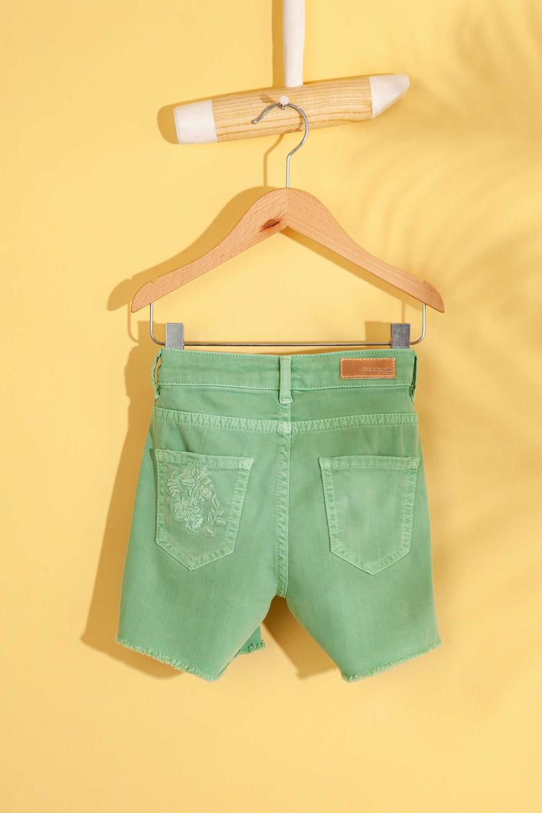 Kız Çocuk Yeşil Şort - 50203109052