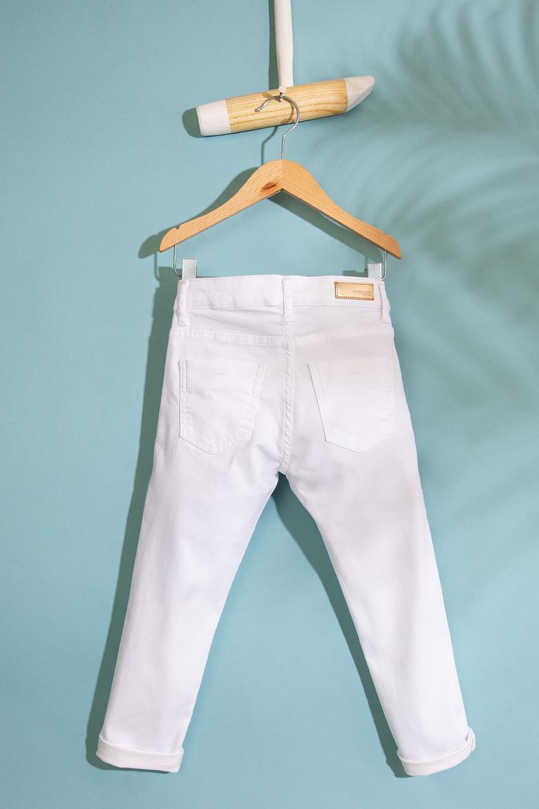 Kız Çocuk Beyaz Spor Pantolon - 50203110030