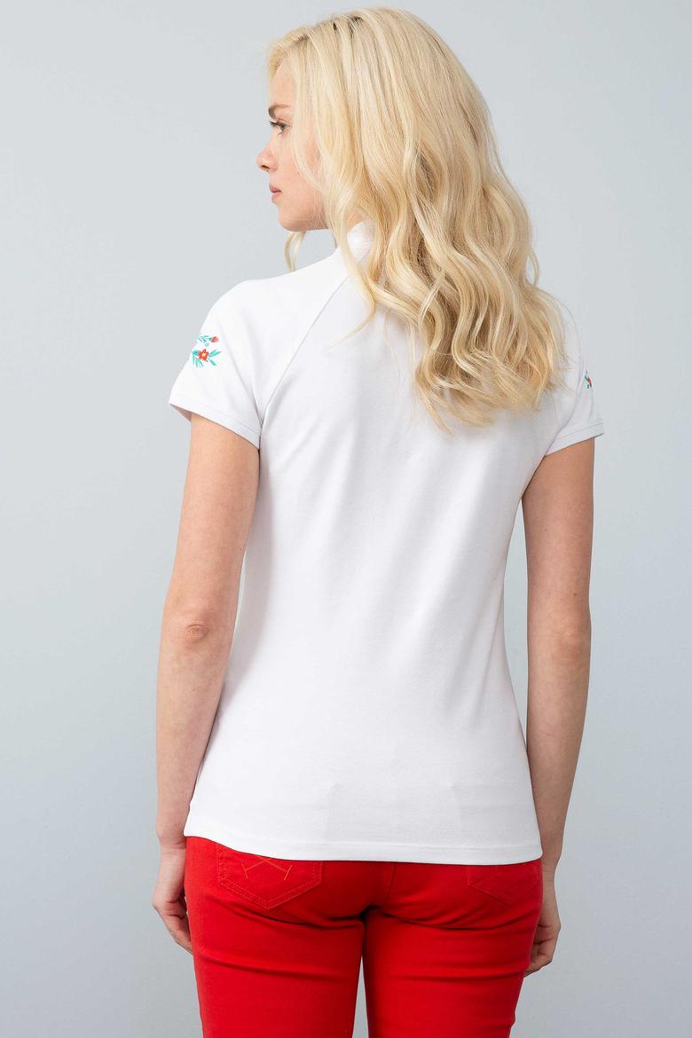 Kadın Beyaz Tişört - 50203350014