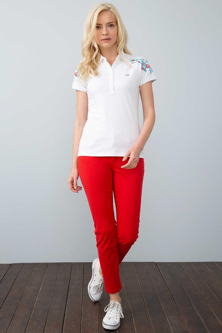 Kadın Beyaz Tişört - 50203350014