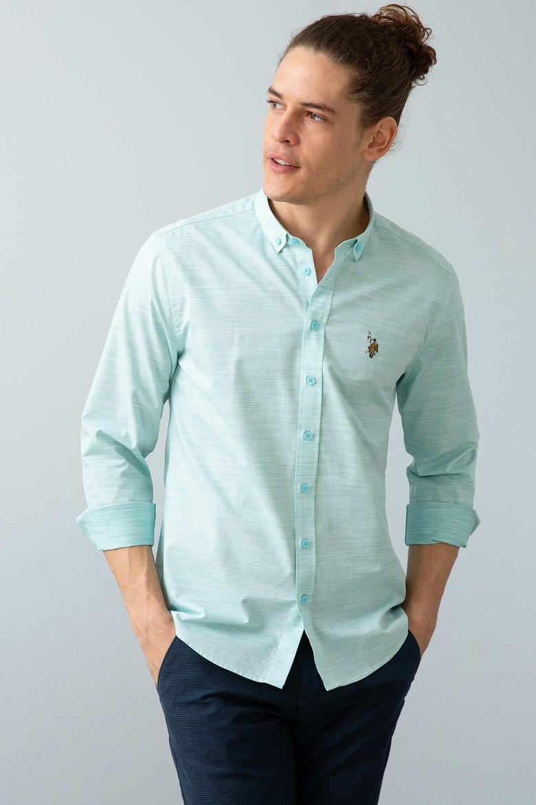 Erkek Yeşil Gömlek