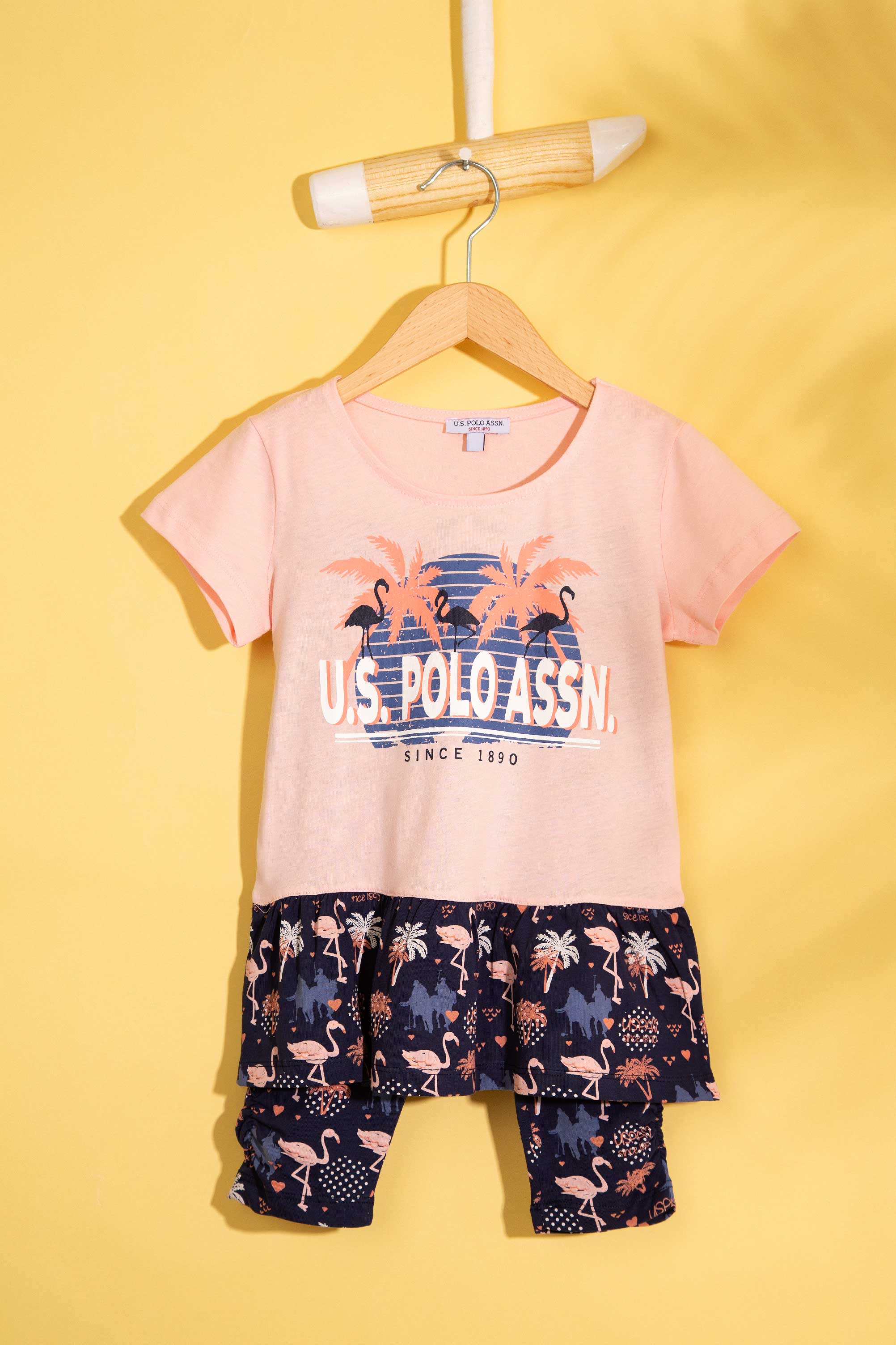Kız Çocuk Pembe Pijama Takımı - Image 1